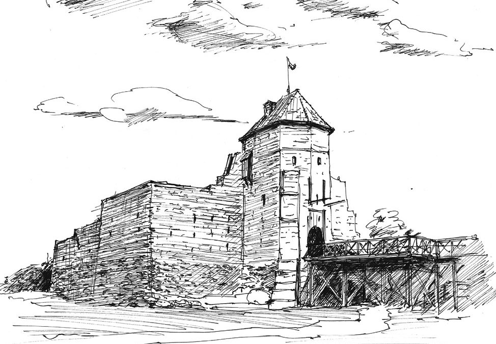Zamek i dwór nad Liwcem